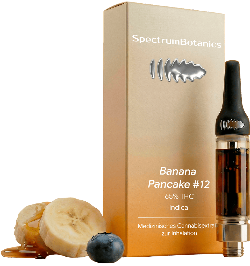 THC Vape - SpectrumBotanics Banana Pancake #12 (Ohne Akkuträger) 0,5mL