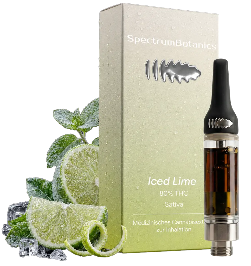 THC Vape - SpectrumBotanics Iced Lime (Ohne Akkuträger) 0.5mL