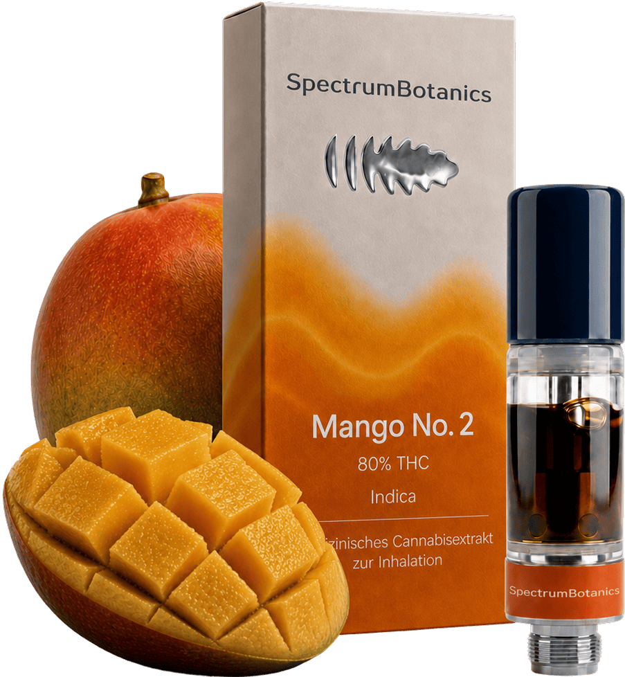 THC Vape - SpectrumBotanics Mango No. 2 (Ohne Akkuträger) 0.5mL