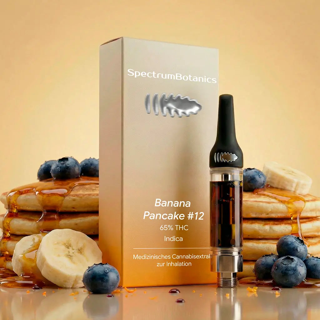 THC Vape - SpectrumBotanics Banana Pancake #12 (Ohne Akkuträger) 0,5mL