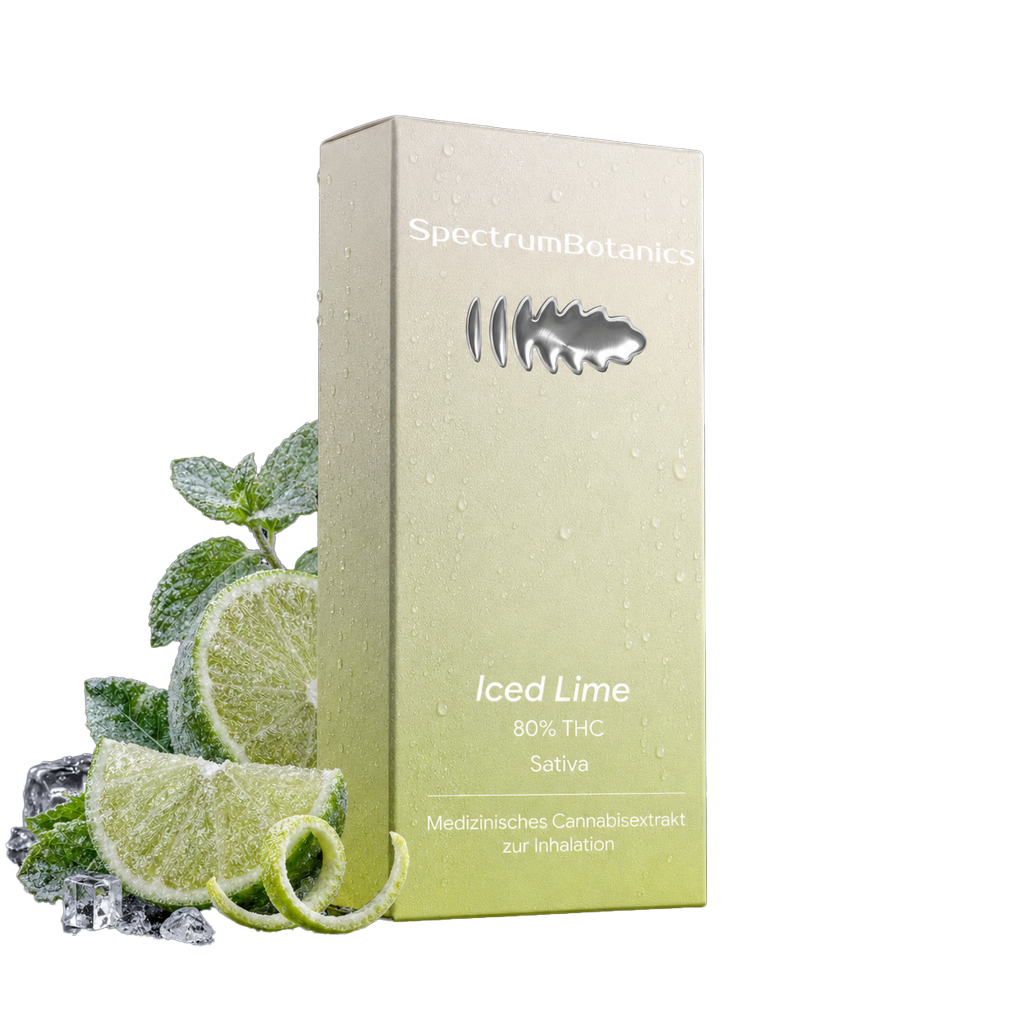 THC Vape - SpectrumBotanics Iced Lime (Ohne Akkuträger) 0.5mL
