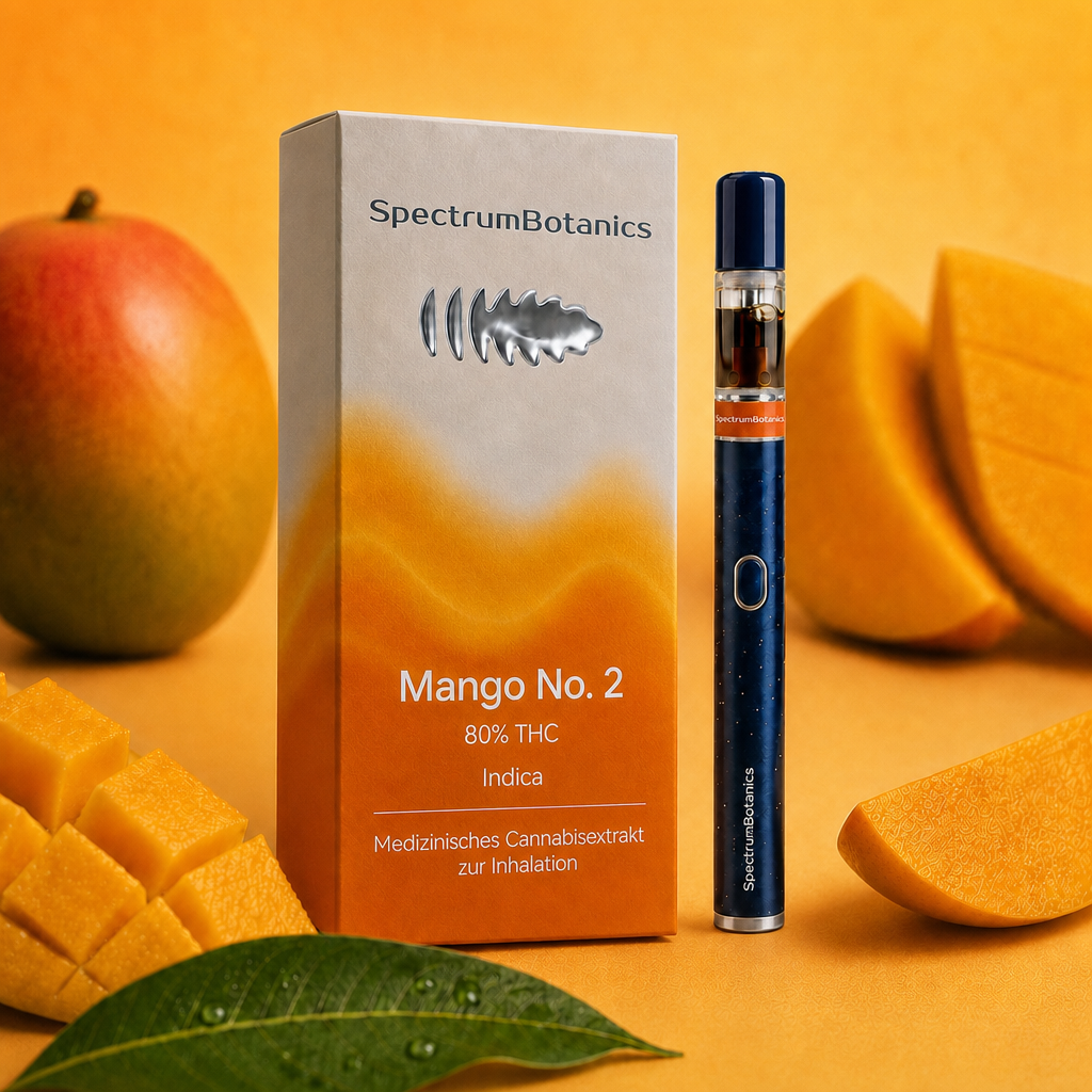THC Vape - SpectrumBotanics Mango No. 2 (Ohne Akkuträger) 0.5mL