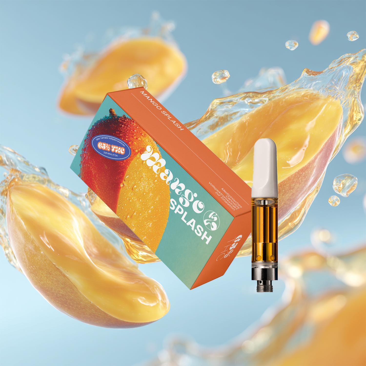 THC Vape - Mango Splash (ohne Akkuträger) 0,5mL