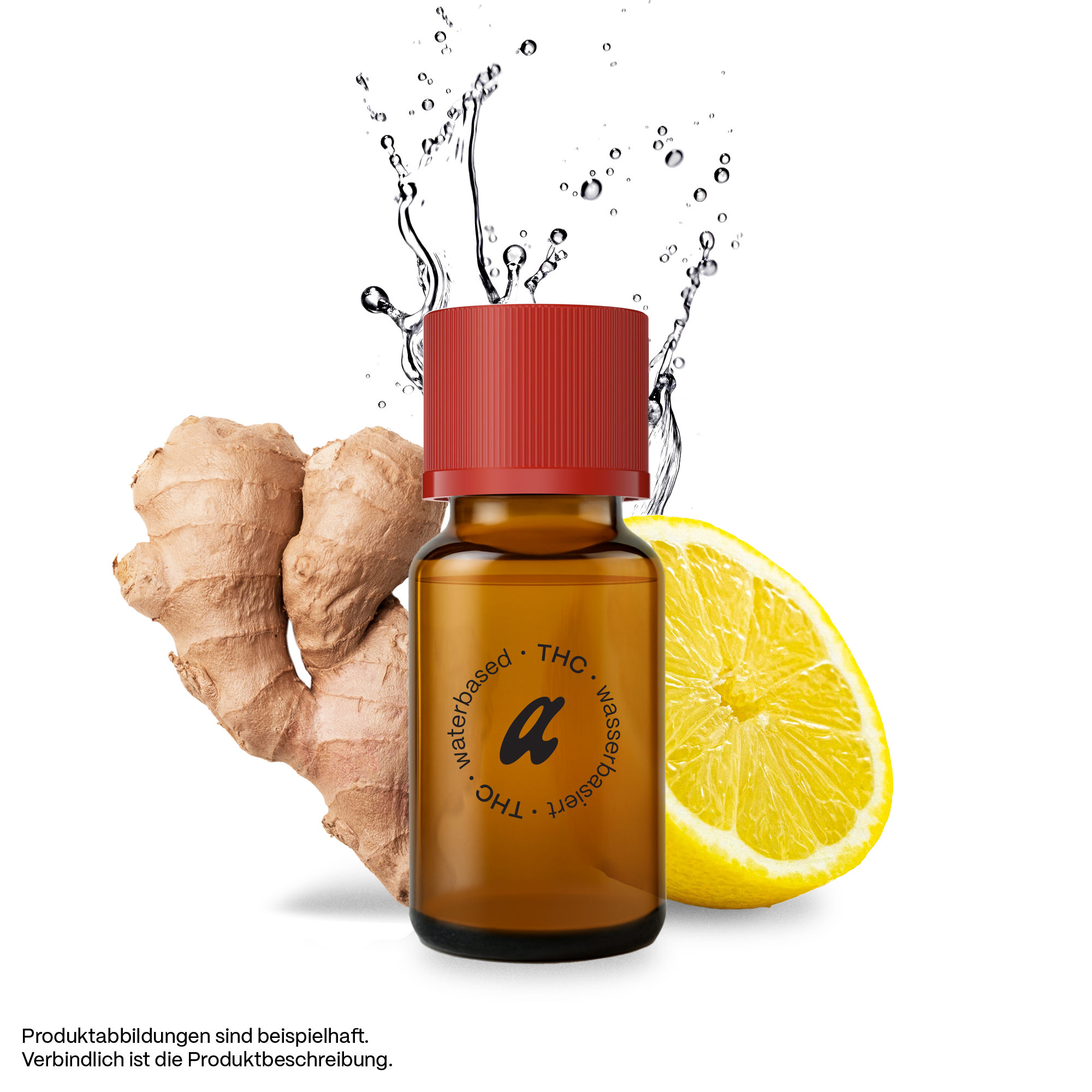 THC-Shot - Aqua Ginger Balance (6 Shots je 10mg / 10ml)