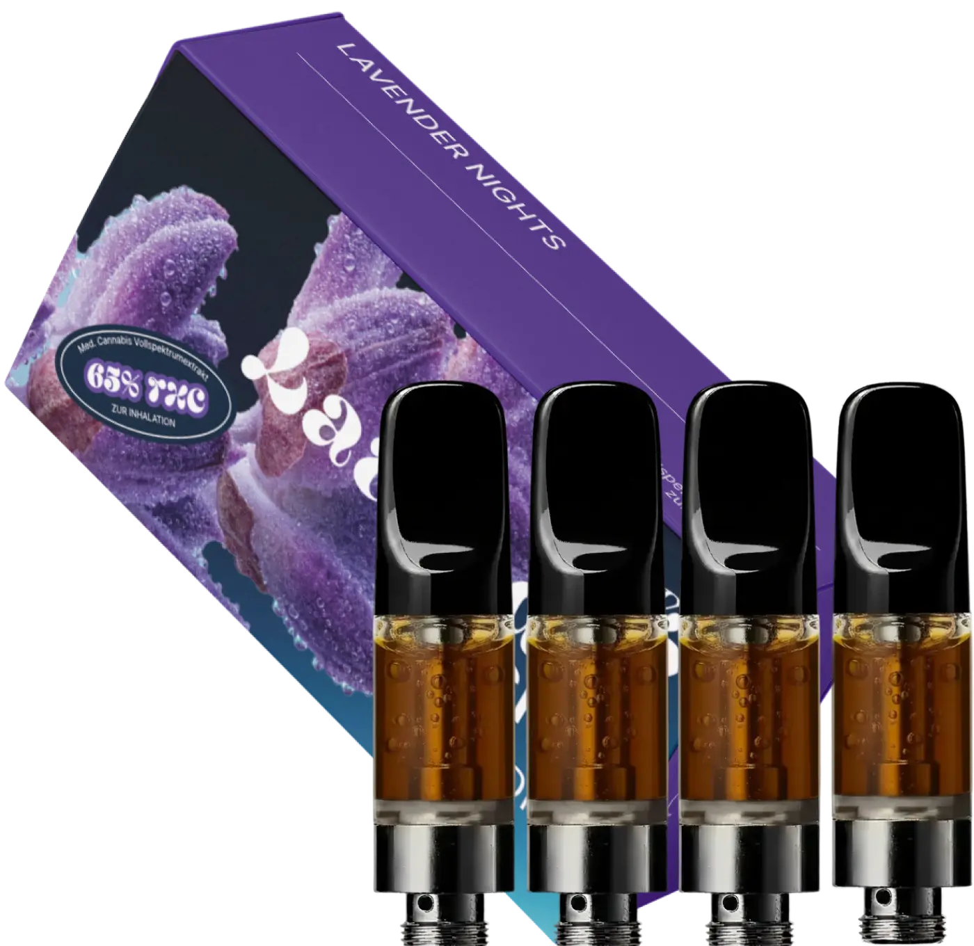4 x THC Vape - Nite (Nachfllpack - ohne Akkutrger) je Kartusche 0,5m
