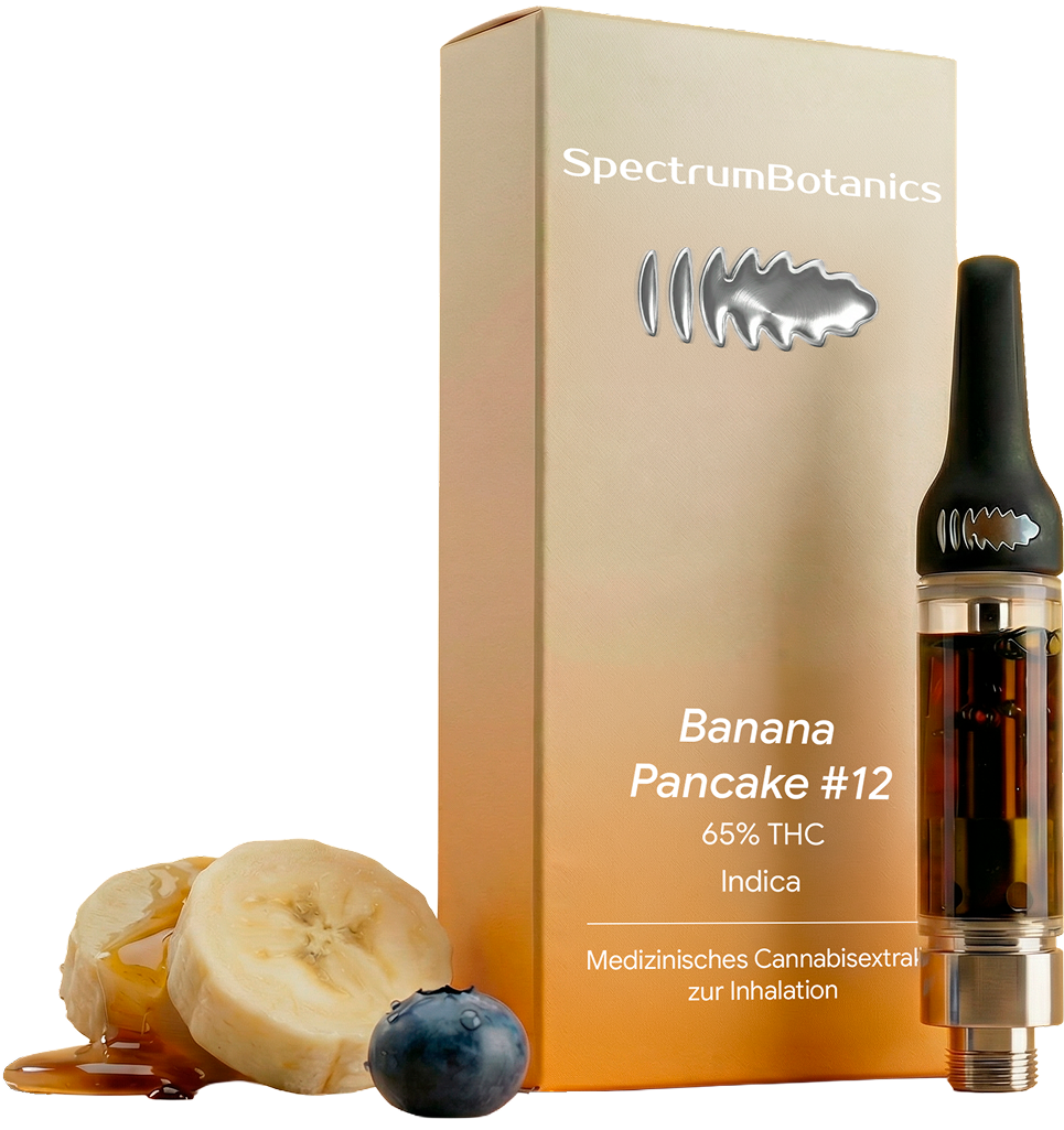 THC Vape - SpectrumBotanics Banana Pancake #12 (Ohne Akkuträger) 0,5mL