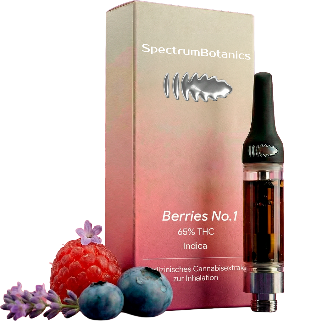 THC Vape - SpectrumBotanics Berries No.1 (Ohne Akkuträger) 0.5mL