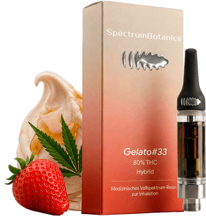 THC Vape - SpectrumBotanics Gelato #33 (Ohne Akkuträger) 0.5mL