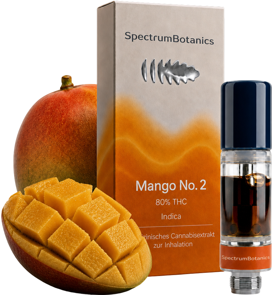 THC Vape - SpectrumBotanics Mango No. 2 (Ohne Akkuträger) 0.5mL