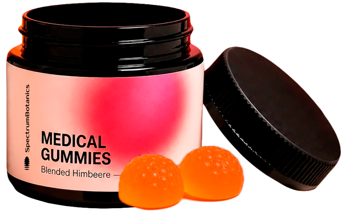 SpectrumBotanics - Medical full spectrum Gummies Blended Himbeere – 10 mg
