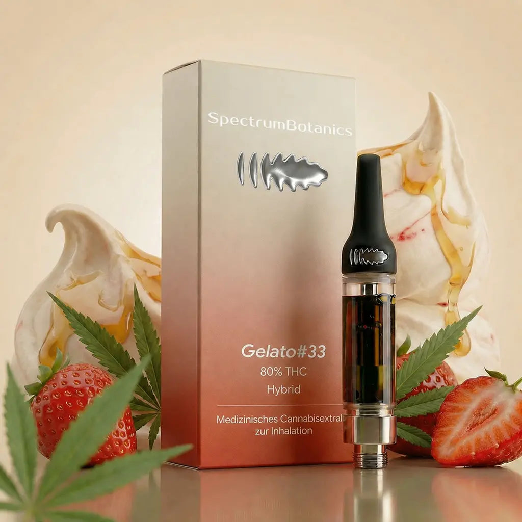 THC Vape - SpectrumBotanics Gelato #33 (Ohne Akkuträger) 0.5mL