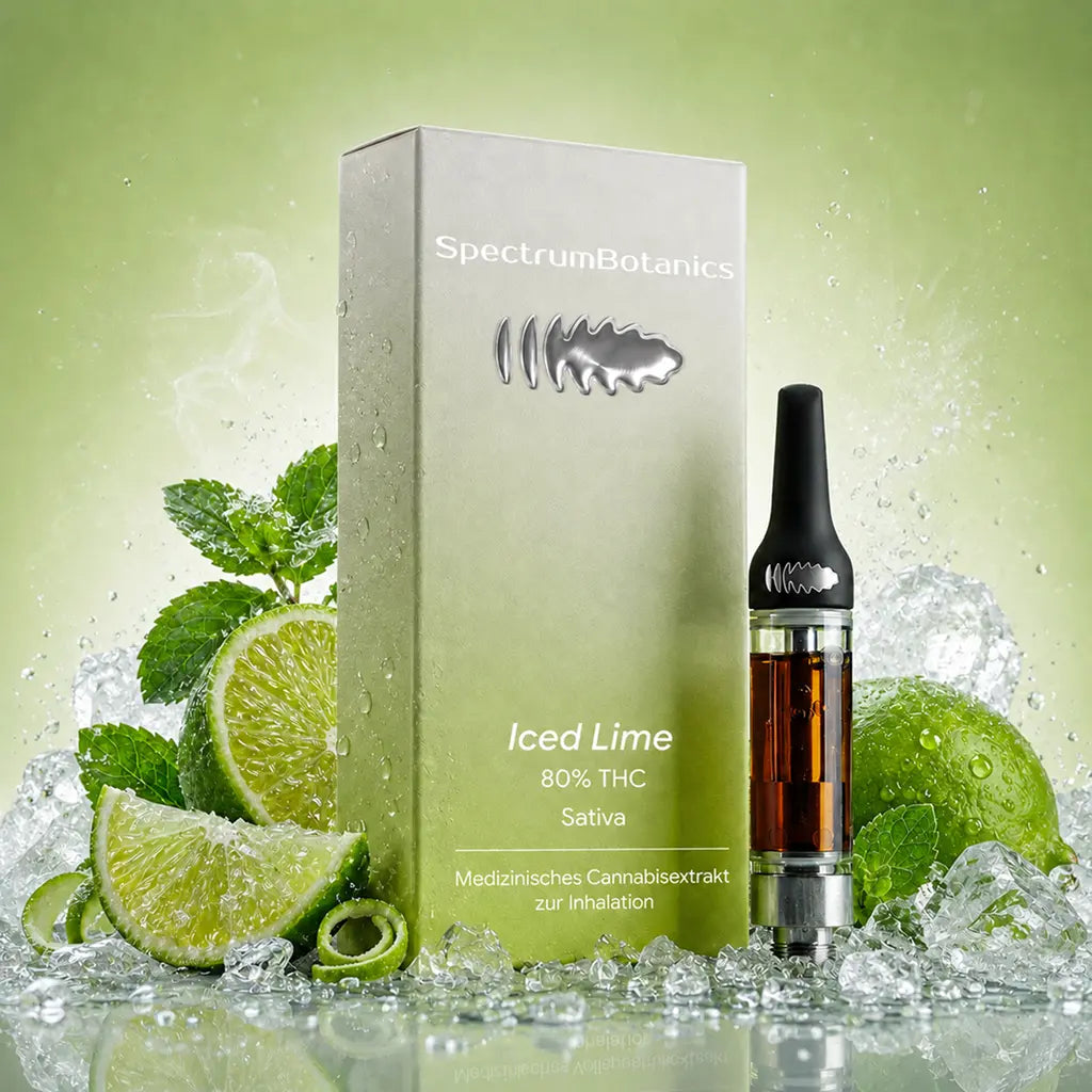 THC Vape - SpectrumBotanics Iced Lime (Ohne Akkuträger) 0.5mL