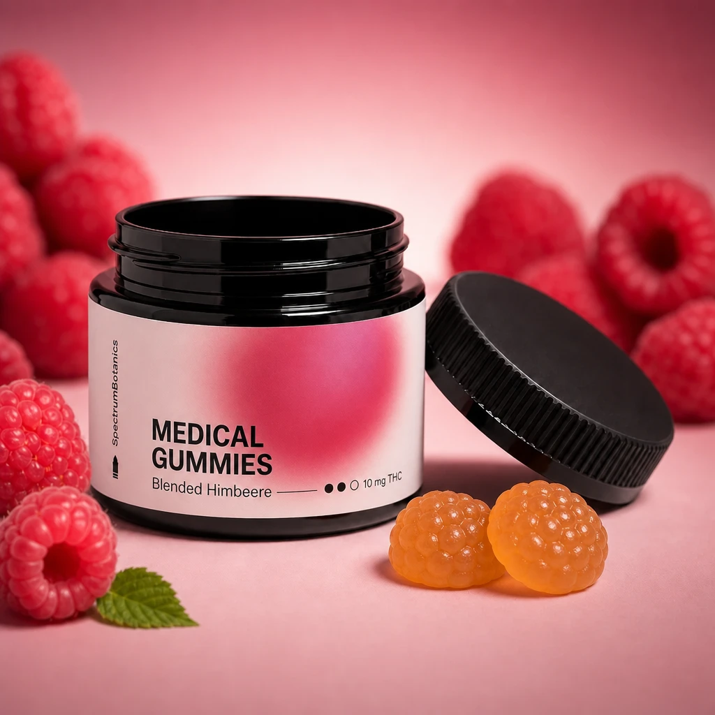 Medical Gummies Blended Himbeere – 10 mg