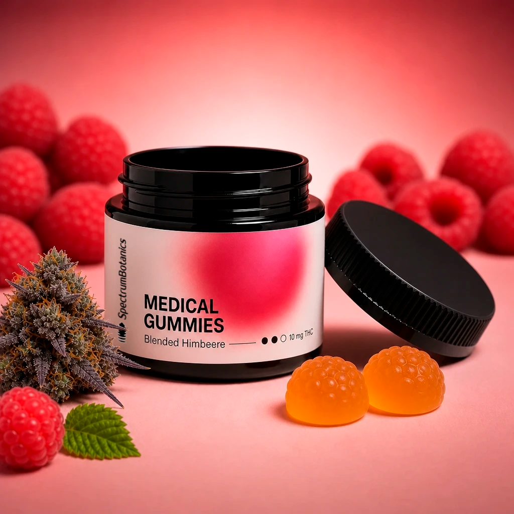 THC Gummies Himbeere 10mg THC - SpectrumBotanics