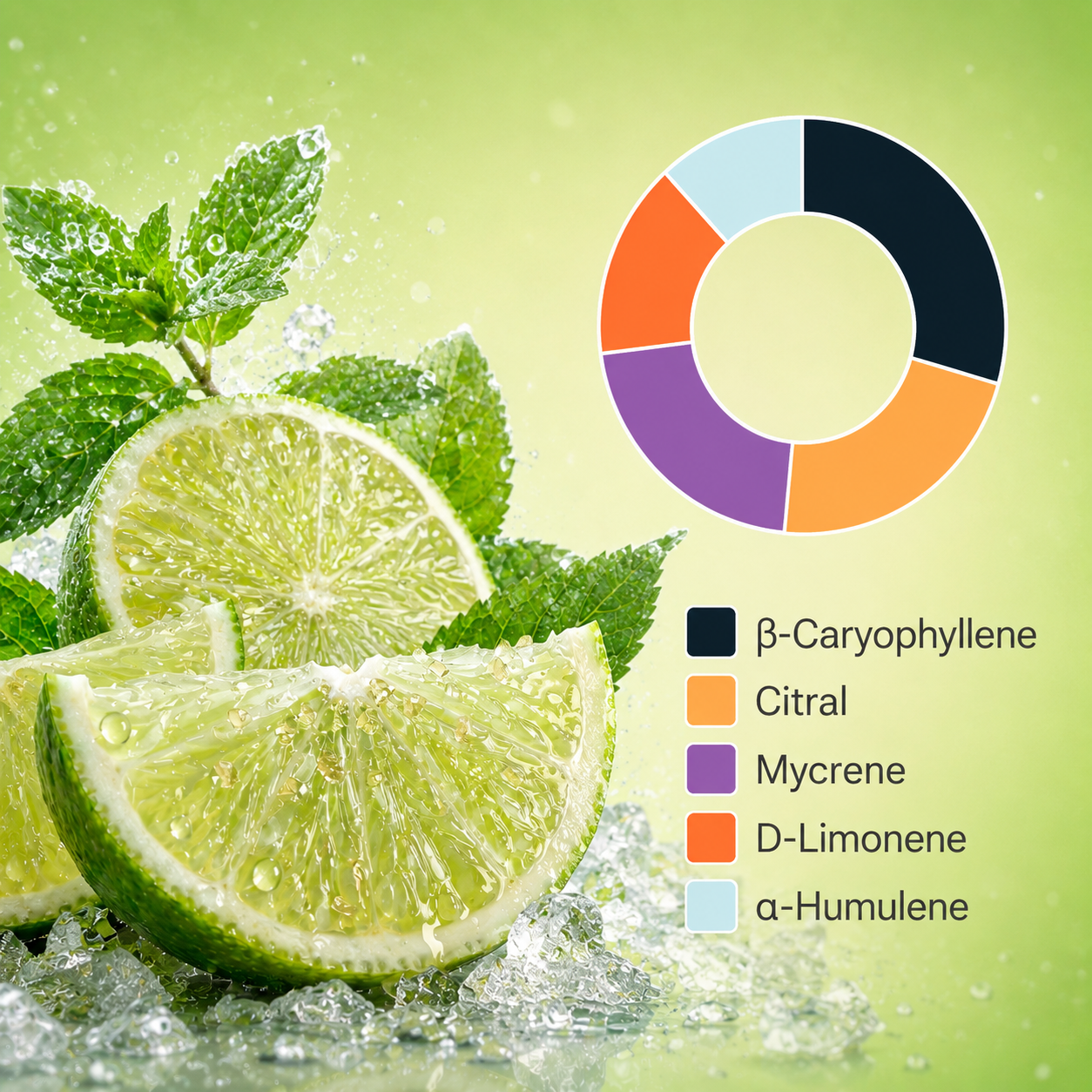 THC Vape - SpectrumBotanics Iced Lime (Ohne Akkuträger) 0.5mL