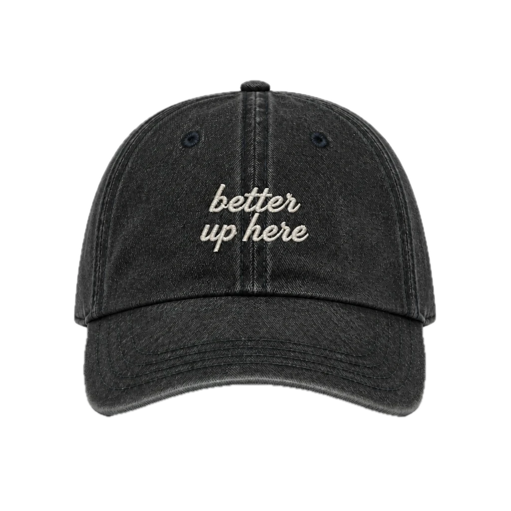 Nordleaf Cap „Better up here“ – freigestellt, Kategorie-Kachel Apparel