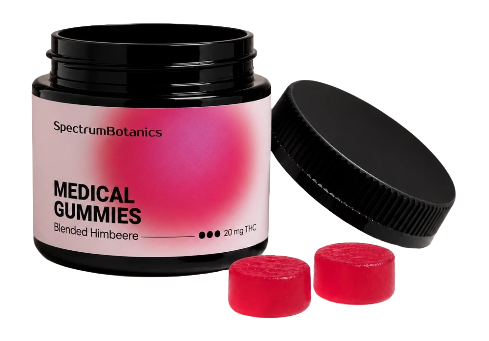 THC Gummies Himbeere 20mg THC - SpectrumBotanics