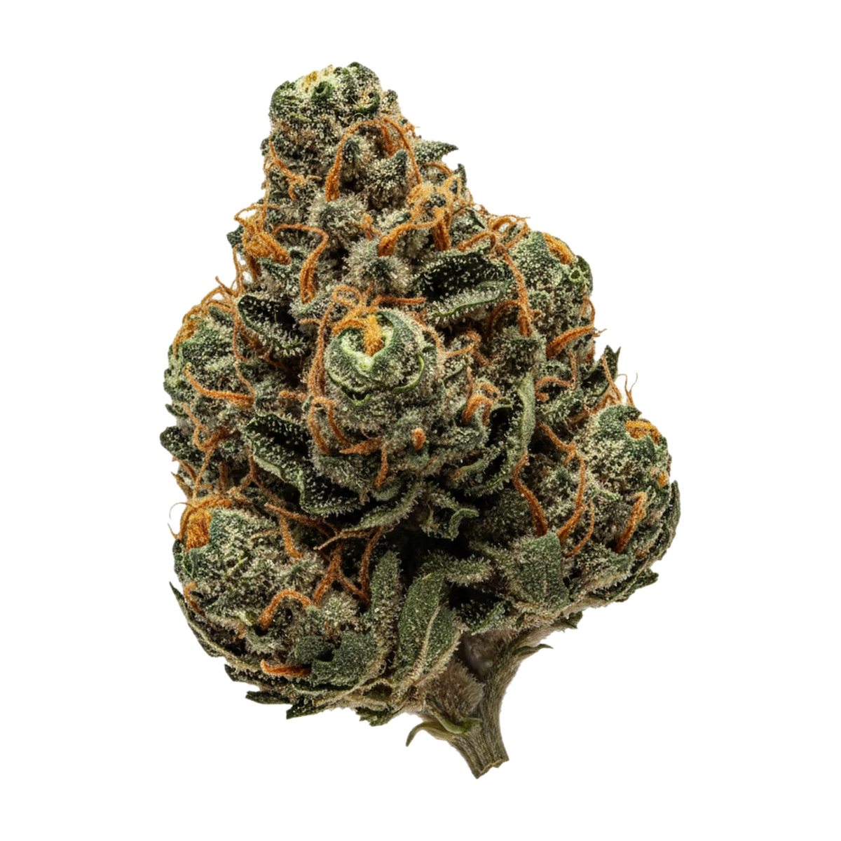 KI-generierte Illustration einer Cannabisblüte, zeigt nicht die tatsächliche Charge – DEMECAN Core Skywave 21/1 "Sunset Sherbet"