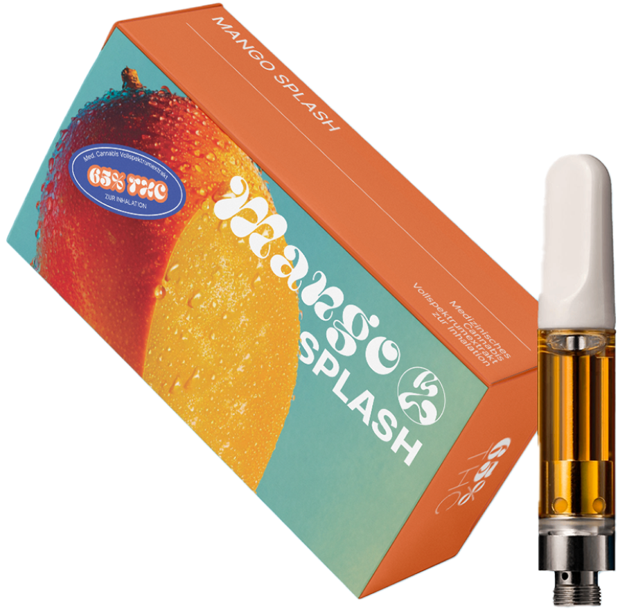THC Vape - Mango Splash (ohne Akkuträger) 0,5mL