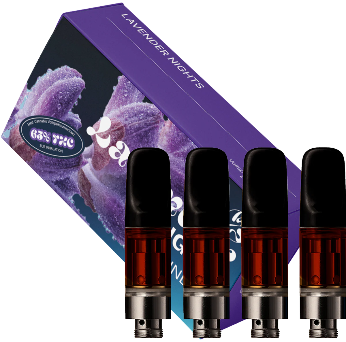 4 x THC Vape - Nite (Nachfüllpack - ohne Akkuträger) je Kartusche 0,5mL