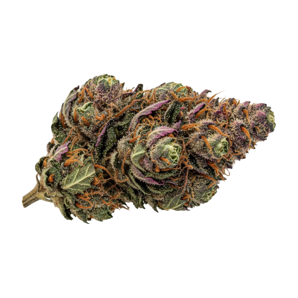 KI-generierte Illustration einer Cannabisblüte, zeigt nicht die tatsächliche Charge – UPSTATE 28/1 GMZ "GMO Skittlez"